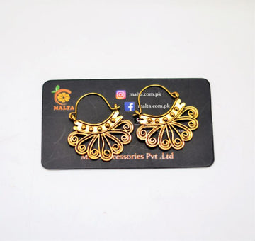 Golden Orbellan Earings